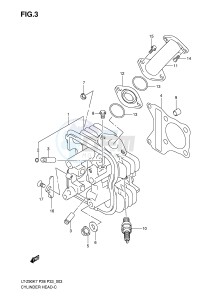 LT-Z90 (P28-P33) drawing CYLINDER HEAD