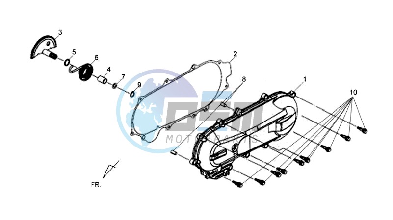 CRANKCASE COVER LEFT