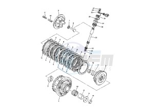 FZ6 600 drawing CLUTCH