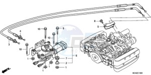 GL1800A Korea - (KO) drawing REVERSE SHIFT ACTUATOR