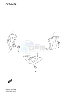 SV650 ABS EU drawing FRAME HEAD COVER