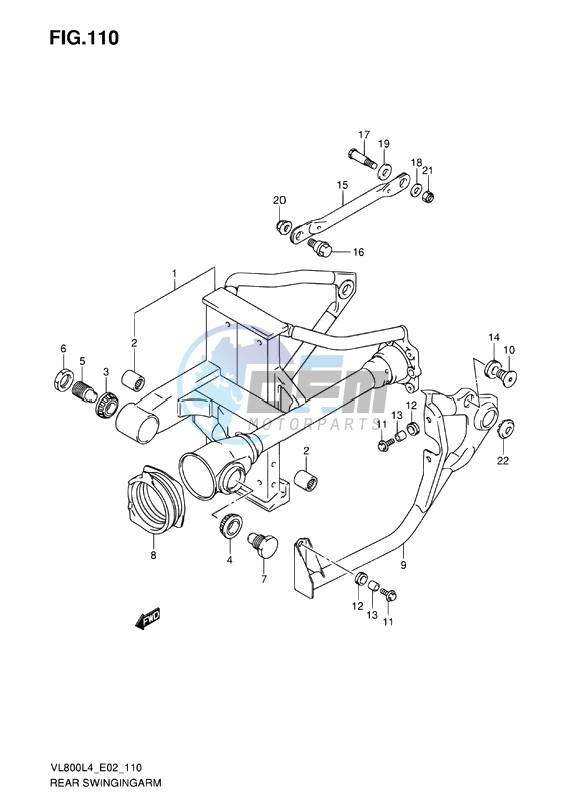 REAR SWINGINGARM