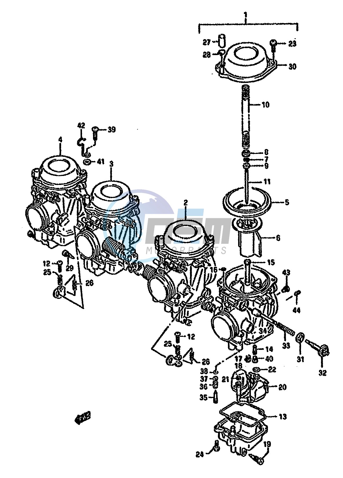 CARBURETOR (MODEL K L M N P R)