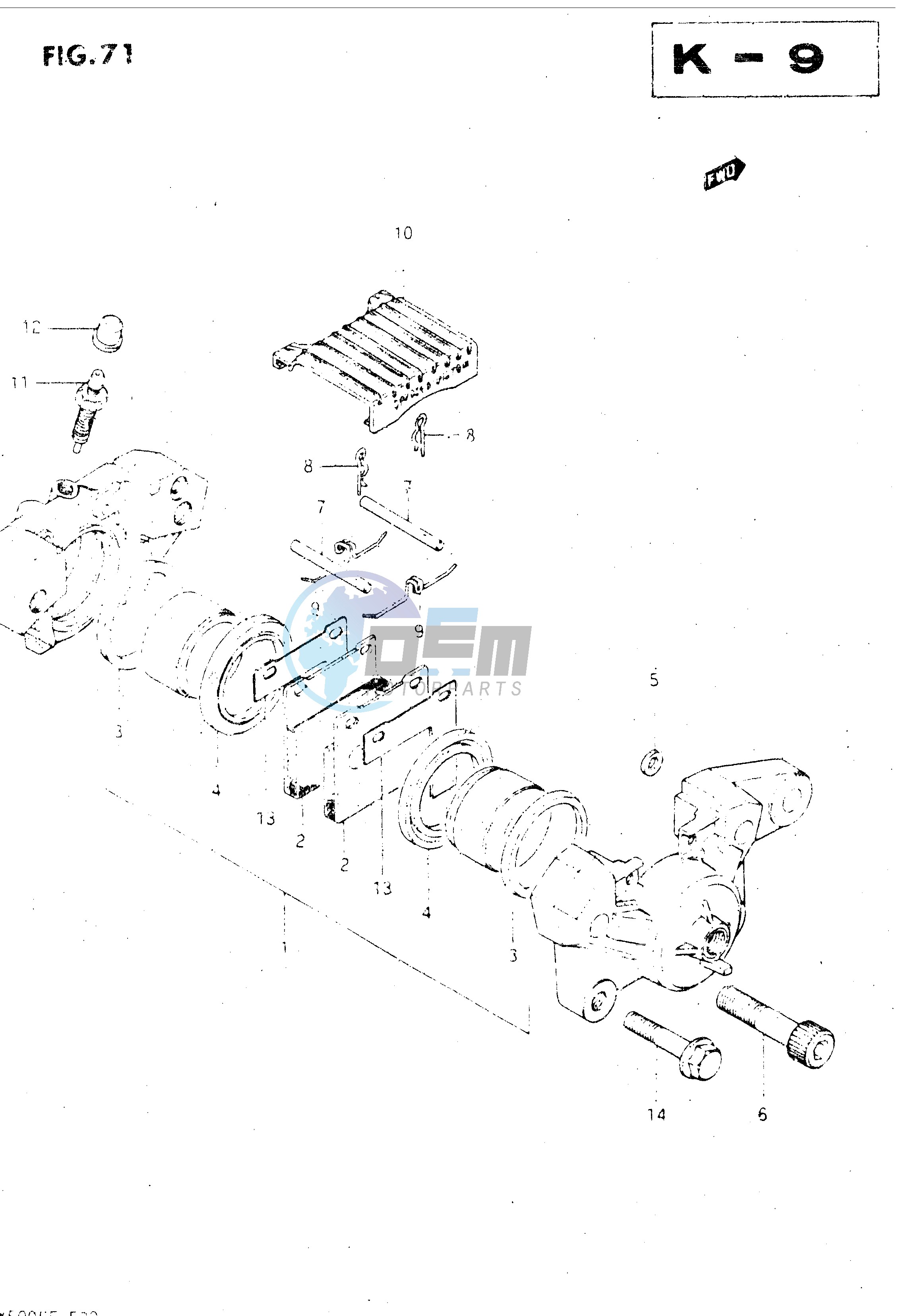 REAR CALIPERS (MODEL E)