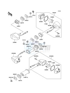 ER-5 ER500-C5P GB XX (EU ME A(FRICA) drawing Turn Signals