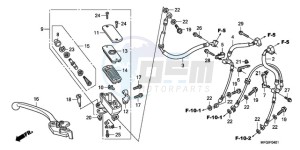 CB600FAA Australia - (U / ABS) drawing FR. BRAKE MASTER CYLINDER (CB600FA/FA3)