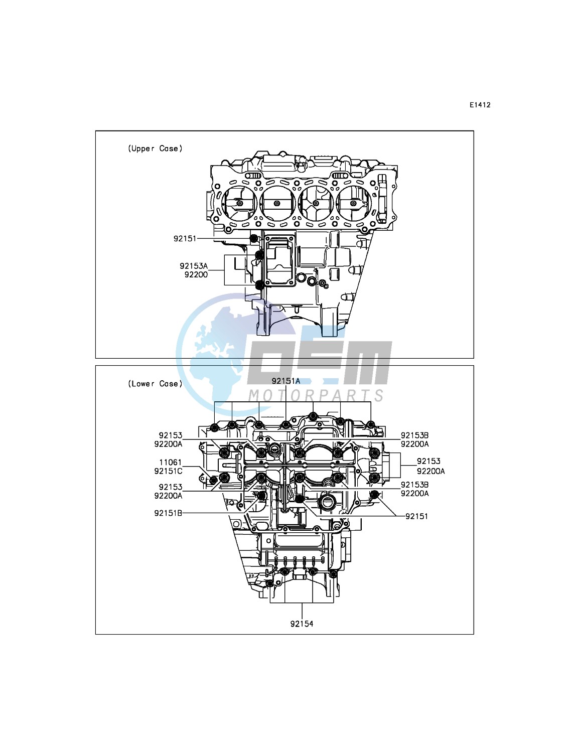 Crankcase Bolt Pattern