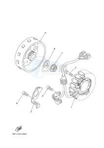 YFZ450R YFZ45YSSG YFZ450R SPECIAL EDITION (1TDT) drawing GENERATOR