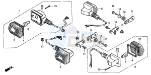 CB250P drawing WINKER