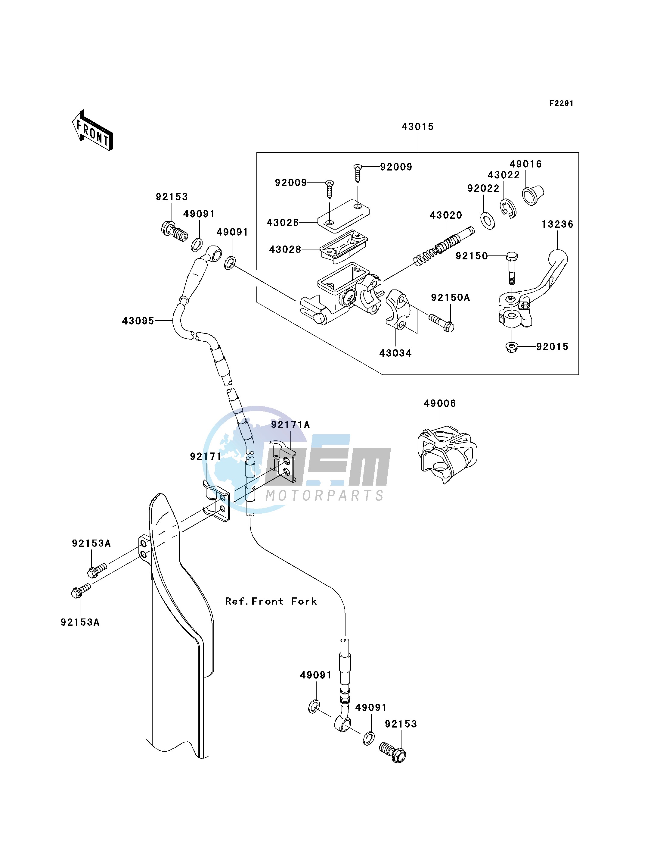 FRONT MASTER CYLINDER