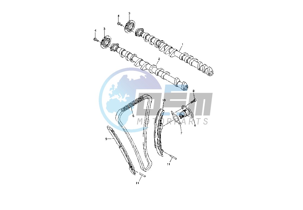 CAMSHAFT- CHAIN