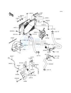 ZX 600 F [NINJA ZX-6R] (F1-F3) [NINJA ZX-6R] drawing RADIATOR