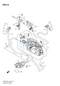 VZR1800 (E2) INTRUDER drawing THROTTLE BODY