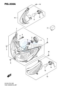 UH125 BURGMAN EU drawing FRONT COMBINATION LAMP