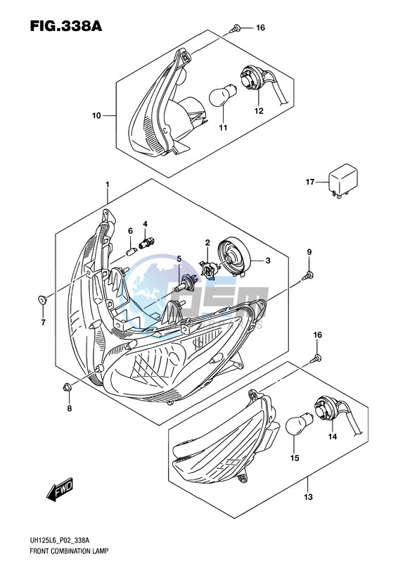 FRONT COMBINATION LAMP