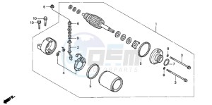 CBR600F4 drawing STARTING MOTOR