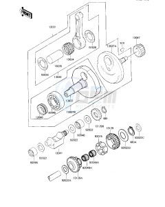 KZ 250 W [LTD BELT] (W1) [LTD BELT] drawing CRANKSHAFT_BALANCER