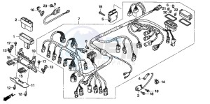 TRX500FM drawing WIRE HARNESS