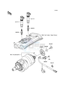 VERSYS KLE650CEF XX (EU ME A(FRICA) drawing Ignition System