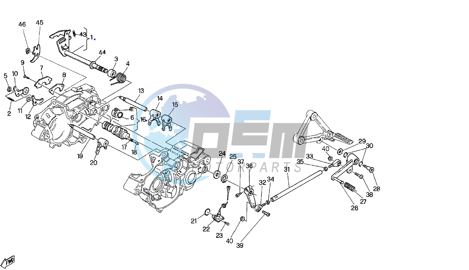 GEAR CHANGE MECHANISM