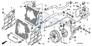 TRX420FMA Australia - (U / 2U 4WD) drawing RADIATOR