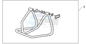 CBR1000RA9 U / ABS MME SPC drawing MAINTENANCE STAND