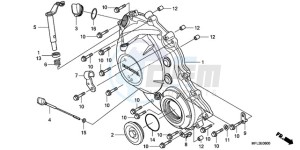 CBR1000RR9 France - (F / CMF MME REP) drawing RIGHT CRANKCASE COVER