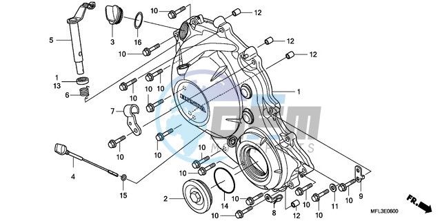 RIGHT CRANKCASE COVER