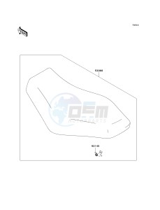 KVF 750 C [BRUTE FORCE 750 4X4I] (C6F-C7F) C7F drawing SEAT