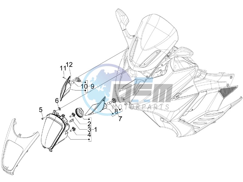 Head lamp - Turn signal lamps