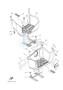 YFM550FWAD YFM550PHE GRIZZLY 550 EPS HUNTER (2LB2 2LB3 2LB4) drawing STAND & FOOTREST