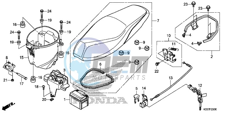 SEAT/ BATTERY