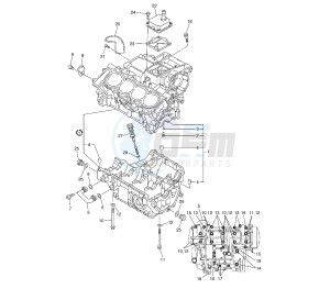 FZ6 FAZER S2 ABS 600 drawing CRANKCASE