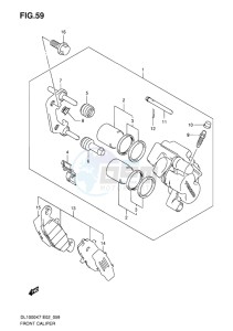 DL 1000 V-STROM EU-UK drawing FRONT CALIPER