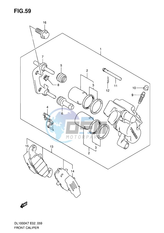 FRONT CALIPER