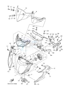 MTN250 MTN-250 MT-250 (B043) drawing HEADLIGHT