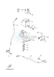 YPR400RA XMAX 400 ABS EVOLIS 400 ABS (1SDF) drawing ELECTRICAL 3