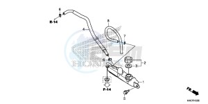 NSS125ADF Forza 125 - NSS125AD UK - (E) drawing RESERVE TANK