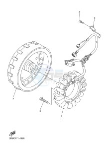 XVS1300A MIDNIGHT STAR (11C9) drawing GENERATOR