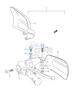 LT-A500F (E24) drawing KNUCKLE COVER (OPTIONAL)