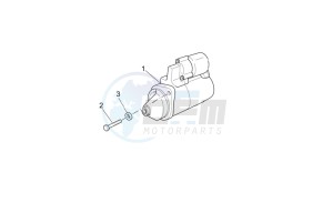 V7 II Stornello ABS 750 (USA) drawing Starter motor