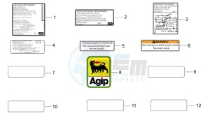 Sport City One 125 4T e3 drawing Technical Decal