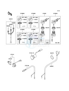 KVF360 KVF360-B3 EU drawing Ignition Switch