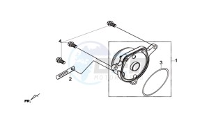 CRUISYM 300 (L8) EU drawing CYL. HEAD SIDE COVER