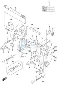 DF 20A drawing Clamp Bracket w/Power Tilt