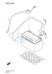 GSR750Z EU drawing BATTERY