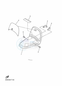 PW50 (2SAH) drawing FRONT FENDER