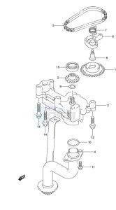 DF 300AP drawing Oil Pump