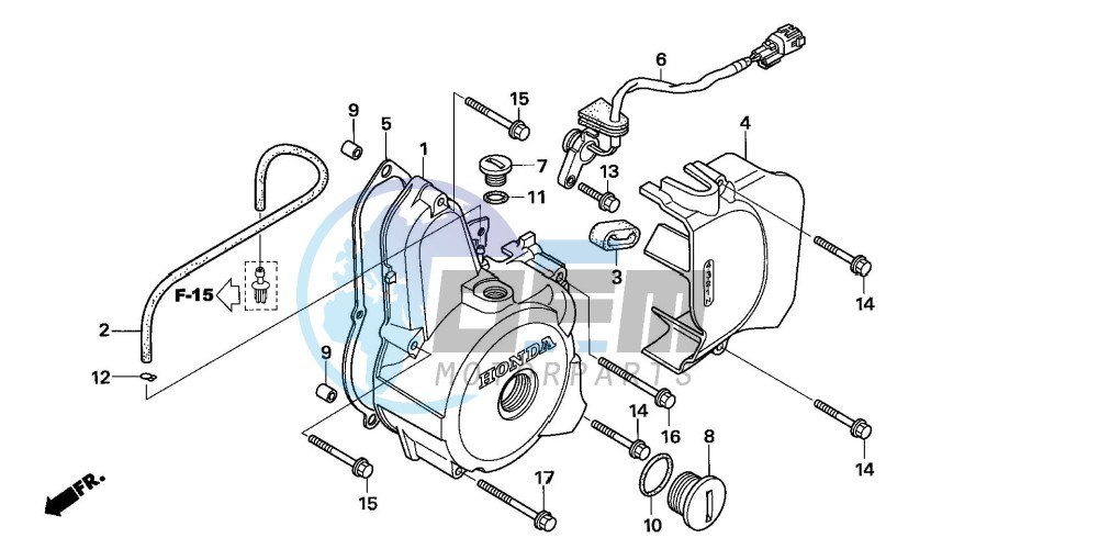 LEFT CRANKCASE COVER