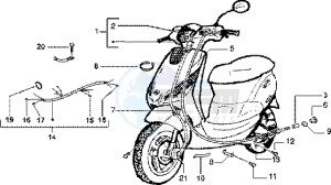 Zip 125 4T drawing Transmissions